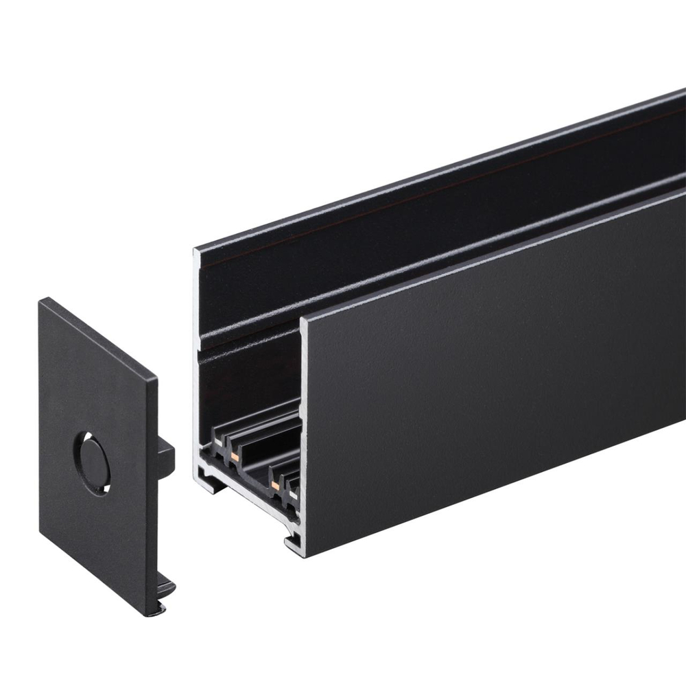 135317 PORT NT25 207 черный Заглушка торцевая для арт.135299-135303, 2шт IP20 VECTOR