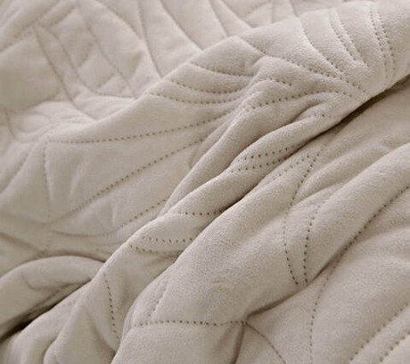 Покрывало 160х220 и наволочка 50х70 Sofi De MarkO Глория молочное