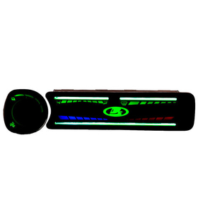 Ручки управления блоком отопителя с  рычажками для ваз 2113 2114 2115 с зеленой подсветкой