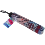 Зонт механический ветроустойчивый, матовая ручка «BESTzontik - World», длина 25см, d-110см