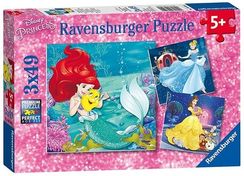 Puzzle Princesses Adventure 3x49 pcs