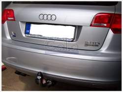 Оцинкованный фаркоп на Audi A3 Sportback хетчбек 5 дверей 2004-2008, 2008-2013 (без электрики), Galia A045C