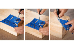 Универсальный алюминиевый угольник для 3D заготовок ЗУБР 7-в-1 34399