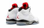 Кроссовки Jordan Air Jordan 5 Retro White Cement (Женская размерная сетка)