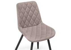 Стул на металлокаркасе Баодин К Б/К крутящийся латте / черный