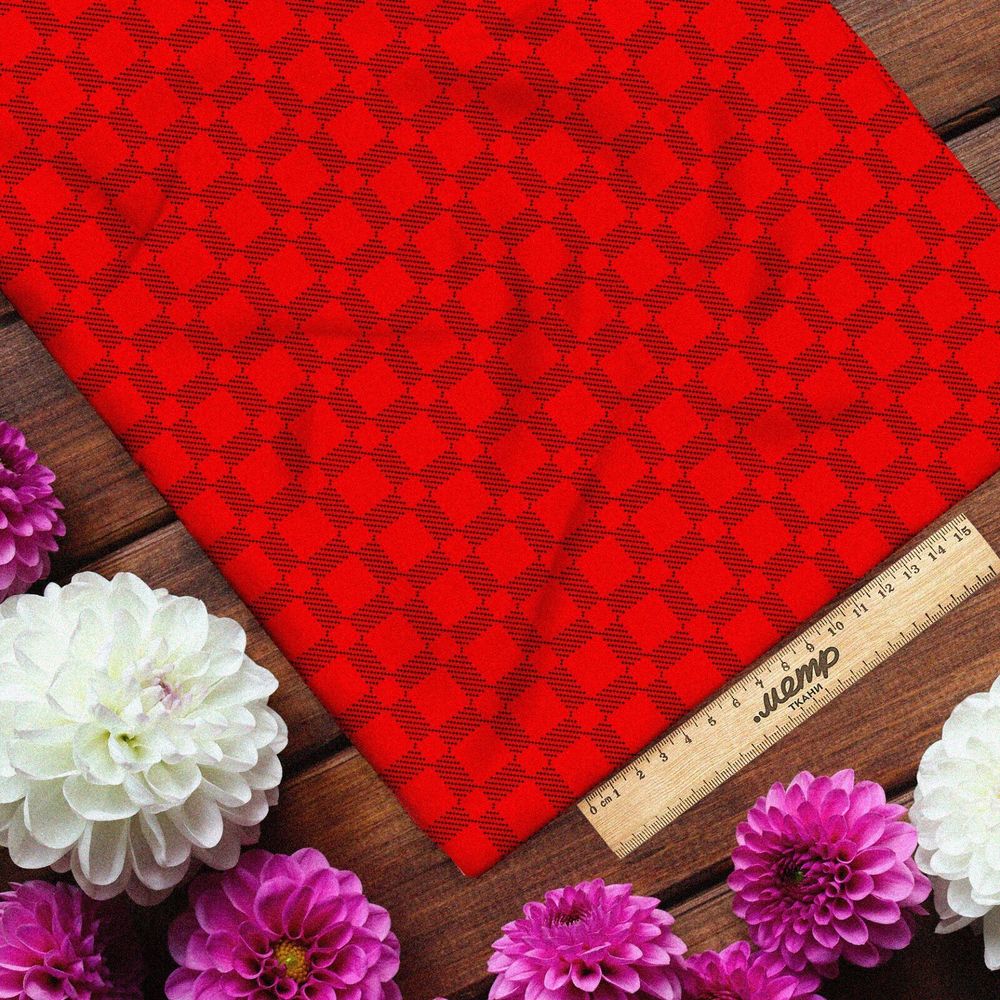 Ткань габардин геометрия квадраты