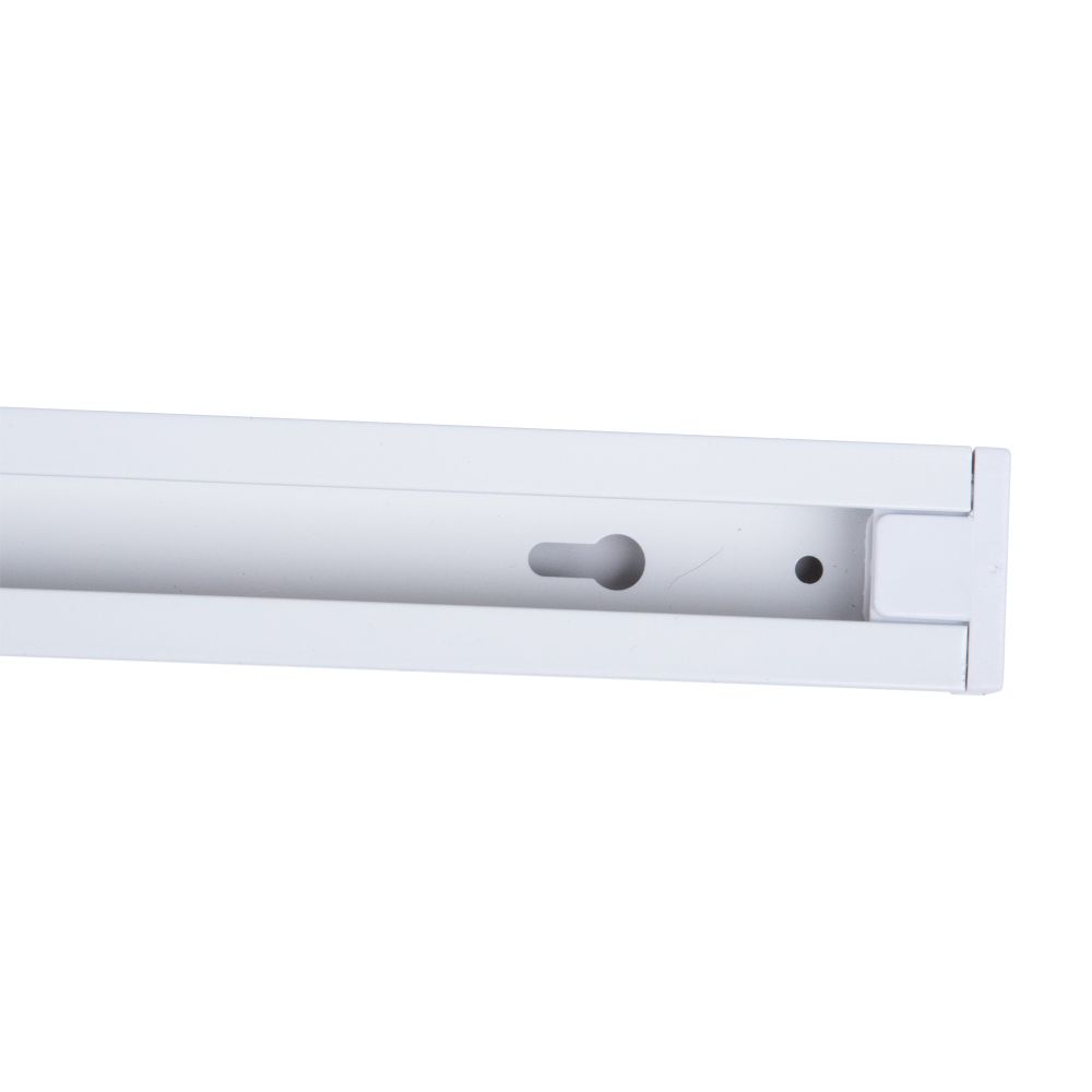 UBX-Q122 GS2 WHITE 100 SET01 Шинопровод осветительный. тип G. в наборе с заглушкой и вводом питания. Однофазный. Белый. Длина 1м. ТМ Volpe.