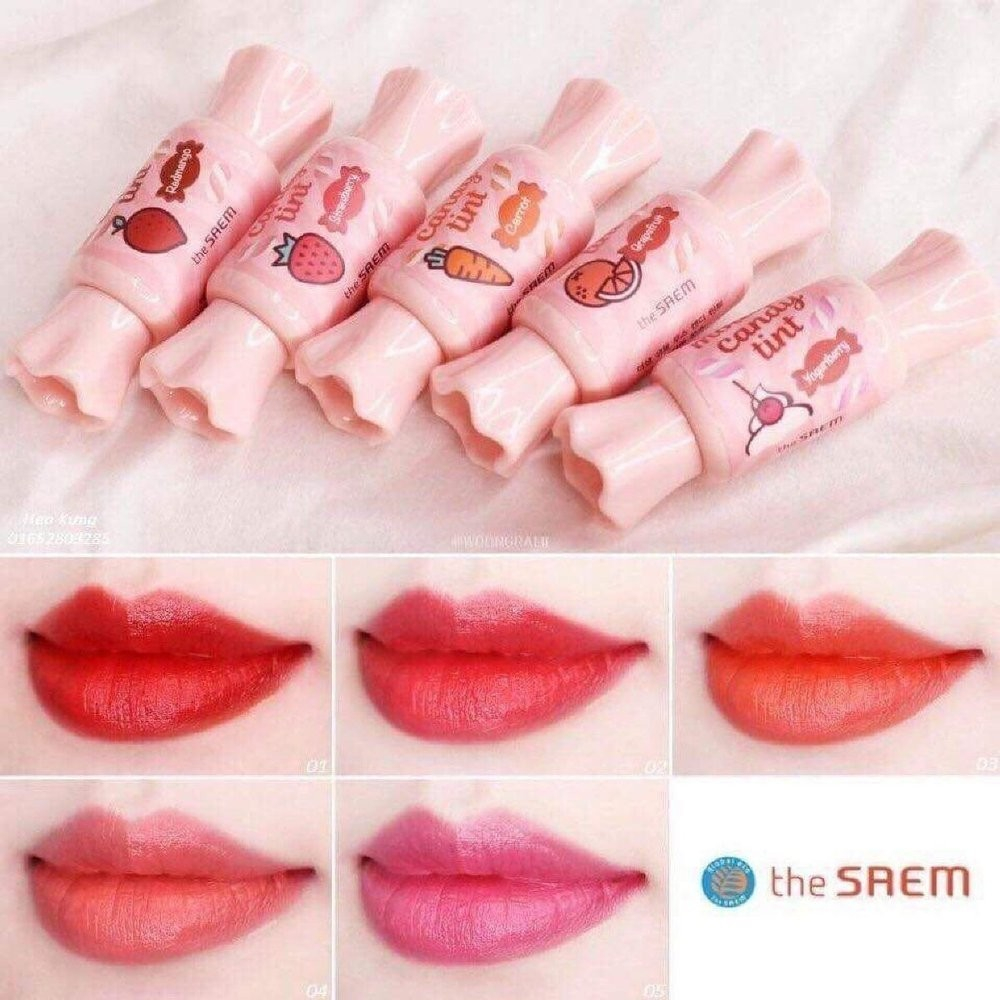 The Saem Saemmul Mousse Candy Tint тинт-мусс для губ конфетка