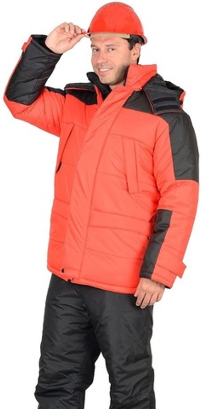 Куртка "ЕВРО" Красный с черным