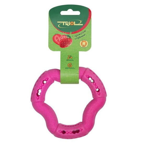 Triol Игрушка AROMA для собак из термопласт. резины "Гексагон", 123 мм Triol Игрушка AROMA для собак из термопласт. резины "Гексагон", 123 мм