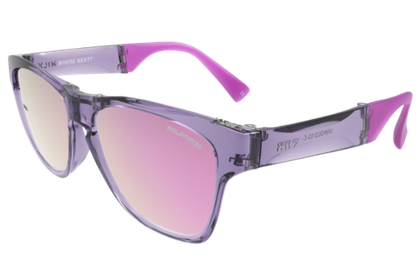 Спортивные очки HILX Unfold Shiny Crystal Purple / Purple Polarized Lens