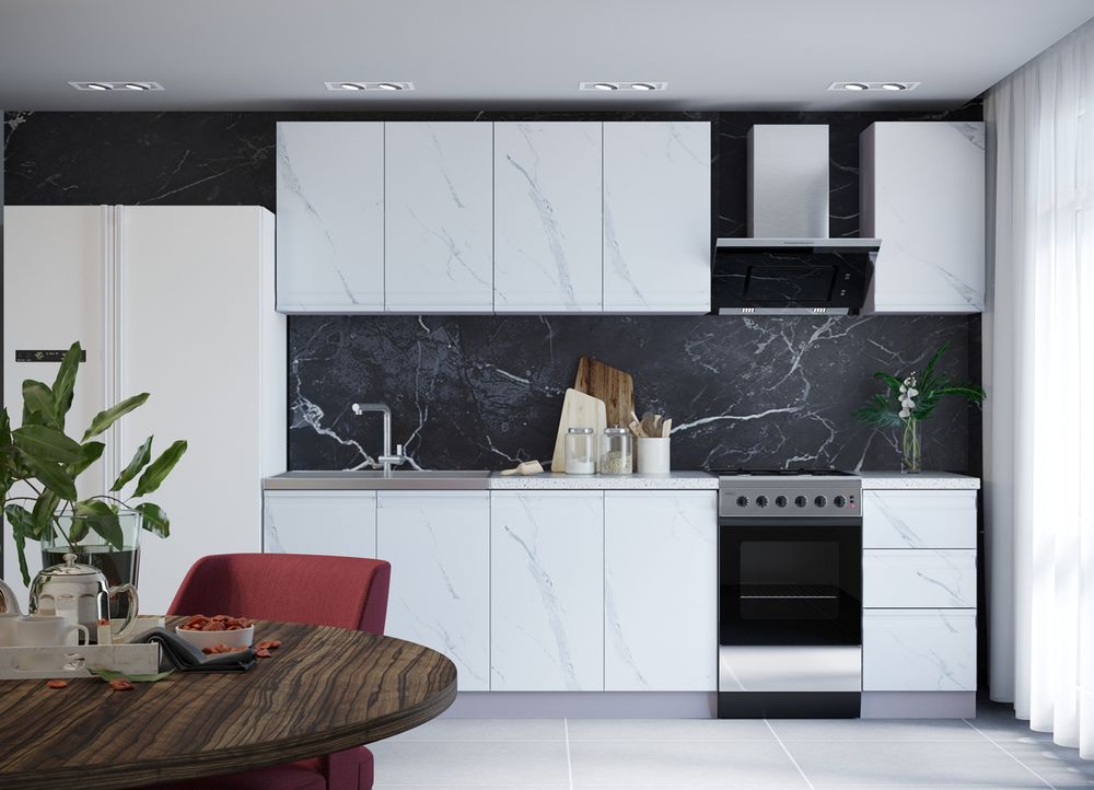 Кухня Модуль ПГ 500 Скала Арктик