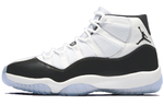 Jordan Air Jordan 11 concord shock absorption, non-slip, wear-resistant, high-top retro basketball shoes for men and women in the same style black and white