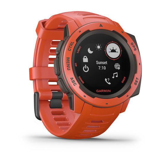 Ударопрочные спортивные часы Garmin Instinct, Flame Red 010-02064-02