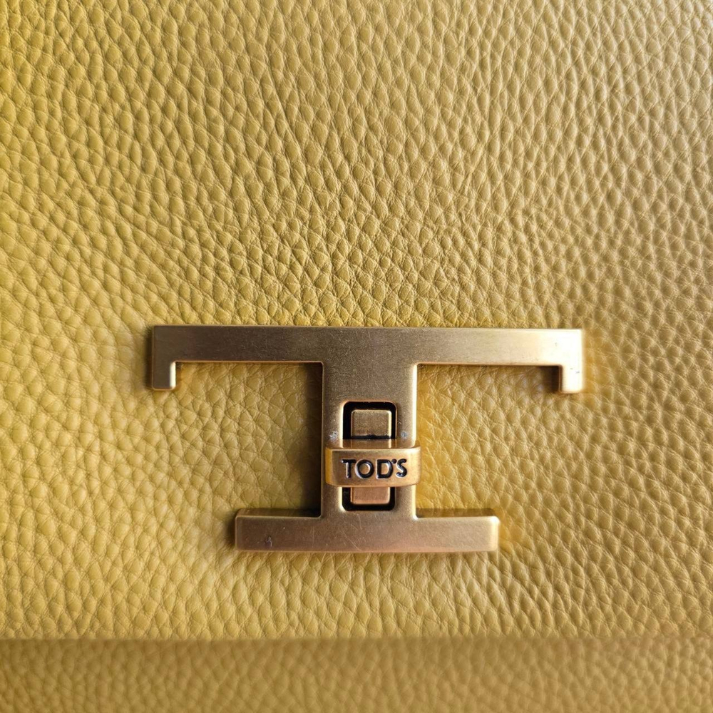 Сумка Tods в горчичном цвете