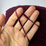 KRISPIES - Luxury Selection by Ri.Go; 78% меринос, 22% п/а; 220м/100гр; шнурок с чередующимися утолщениями; col. 2365, цвет: инжир; S704