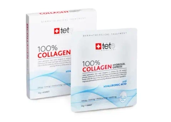 Гидроколлагеновая маска 100% моментального действия, 1 саше / TETe 100% Collagen Hydrogel Mask