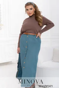 Юбка 2471-голубой Minova