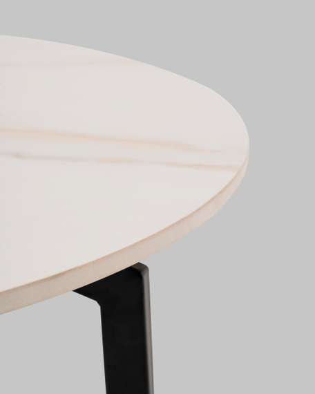 Журнальный столик Aliara светлая керамика