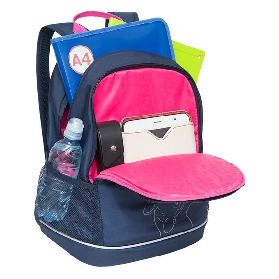 Çanta \ Bag \  Рюкзак школьный (/1 темно-синий) RG-163-10