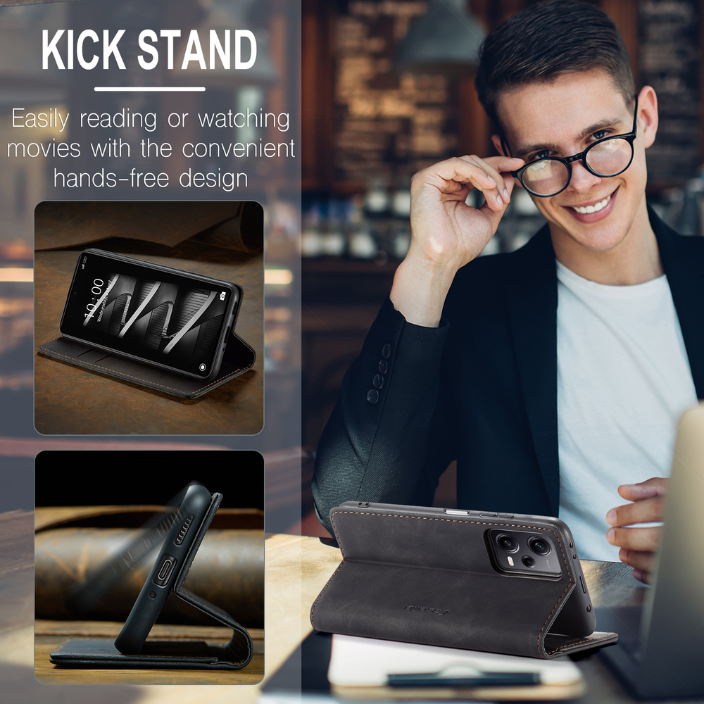 Чехол-книжка CaseMe Matte Xiaomi Redmi Note 12 Pro 5G