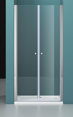 Душевая дверь BelBagno Etna 130 ETNA-B-2-130-C-Cr профиль Хром стекло прозрачное
