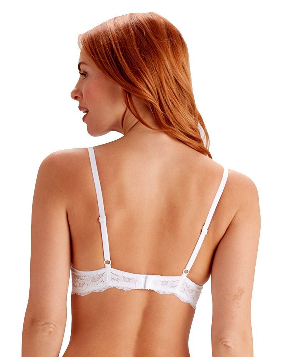 Кружевной бюстгальтер с формованными чашками Amy (Размер: 32D) (Цвет: черный с розовым)