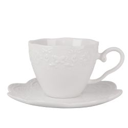 Чашка с блюдцем " " v=180мл (min6) (фарфор) (транспортная упаковка)