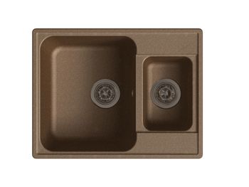 GranFest QUARZ (ECO-09) Мойка  1.5-чаш. 620*480  (терракот) арт.GF-Z--