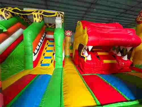 Коммерческий надувной батут «Белый клык ультра», 6*5*4 м