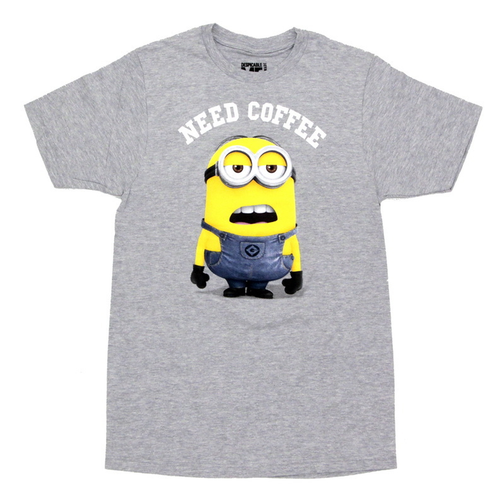 Футболка Minions Need Coffee