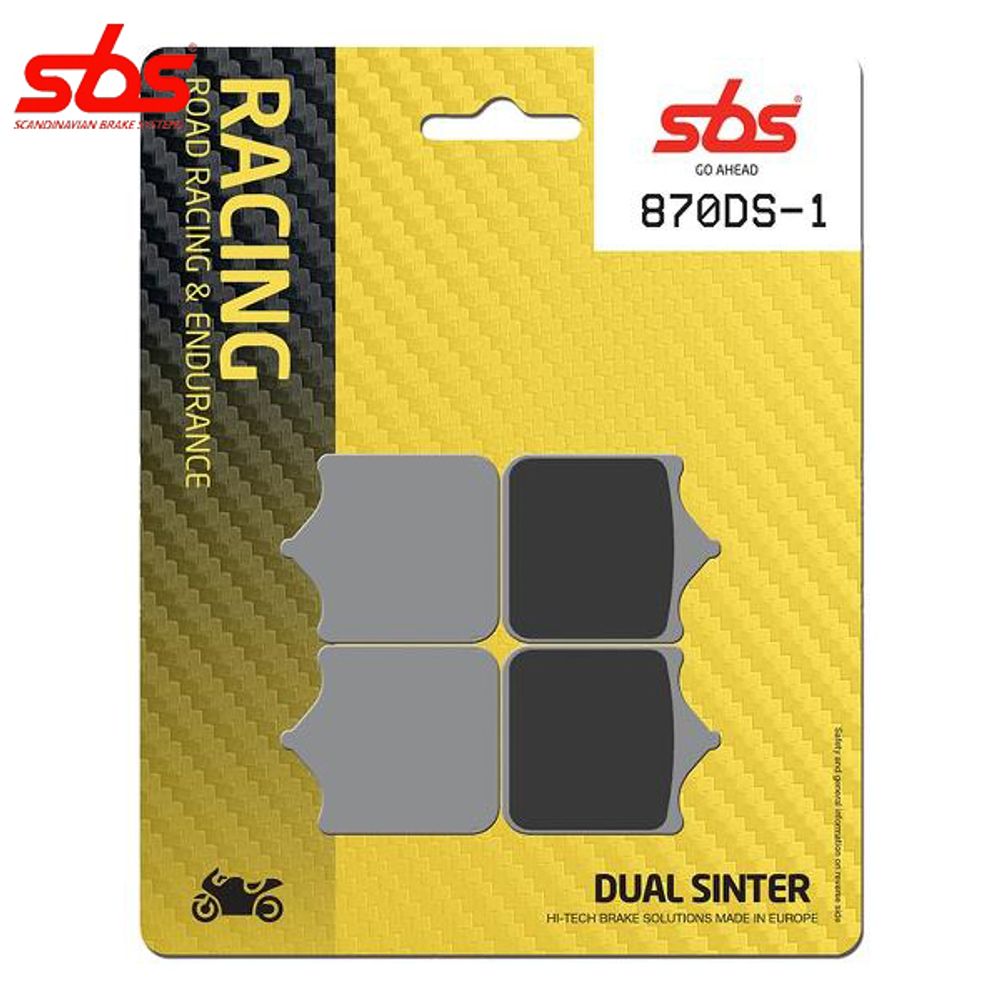 SBS 870DS-1 тормозные колодки передние