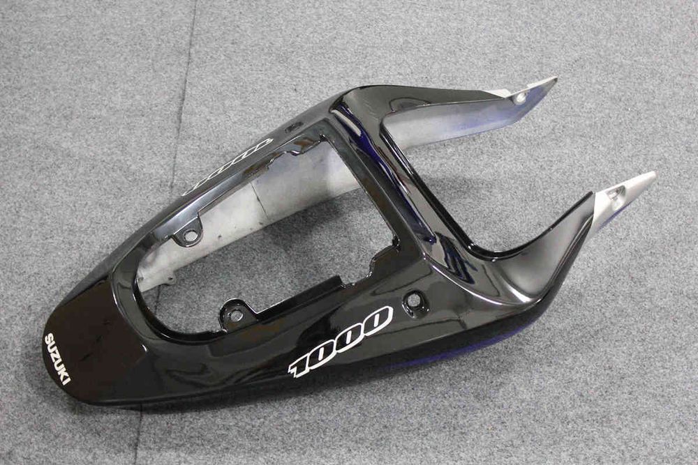 Комплект пластика для мотоцикла Suzuki GSX-R1000 00-02 Сине-Черно-Серебристый