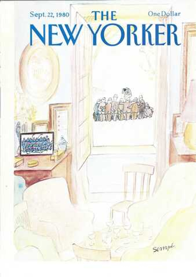 Журнал The New Yorker 22-09-1980, обложка