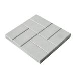 Тротуарная плитка 400*400*35 "8 кирпичей", серый, 6.25 шт/м2 (н)