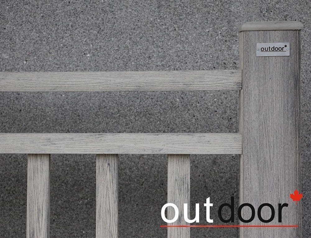 Перила ДПК Outdoor 90*45*3000 мм. STORM дуб