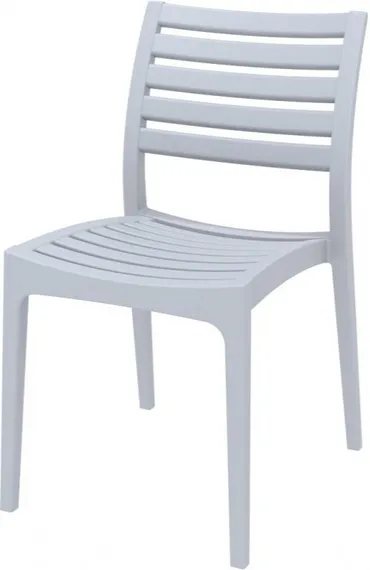 Стул пластиковый Ares серебристый