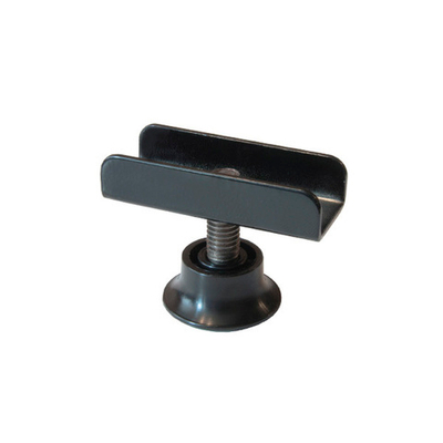 Подпятник регулируемый U-образный черный (М8 со скобкой 76М8 ) (мф-2214)