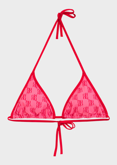 Бюстгальтер купальный HUGO Monogram Triangle