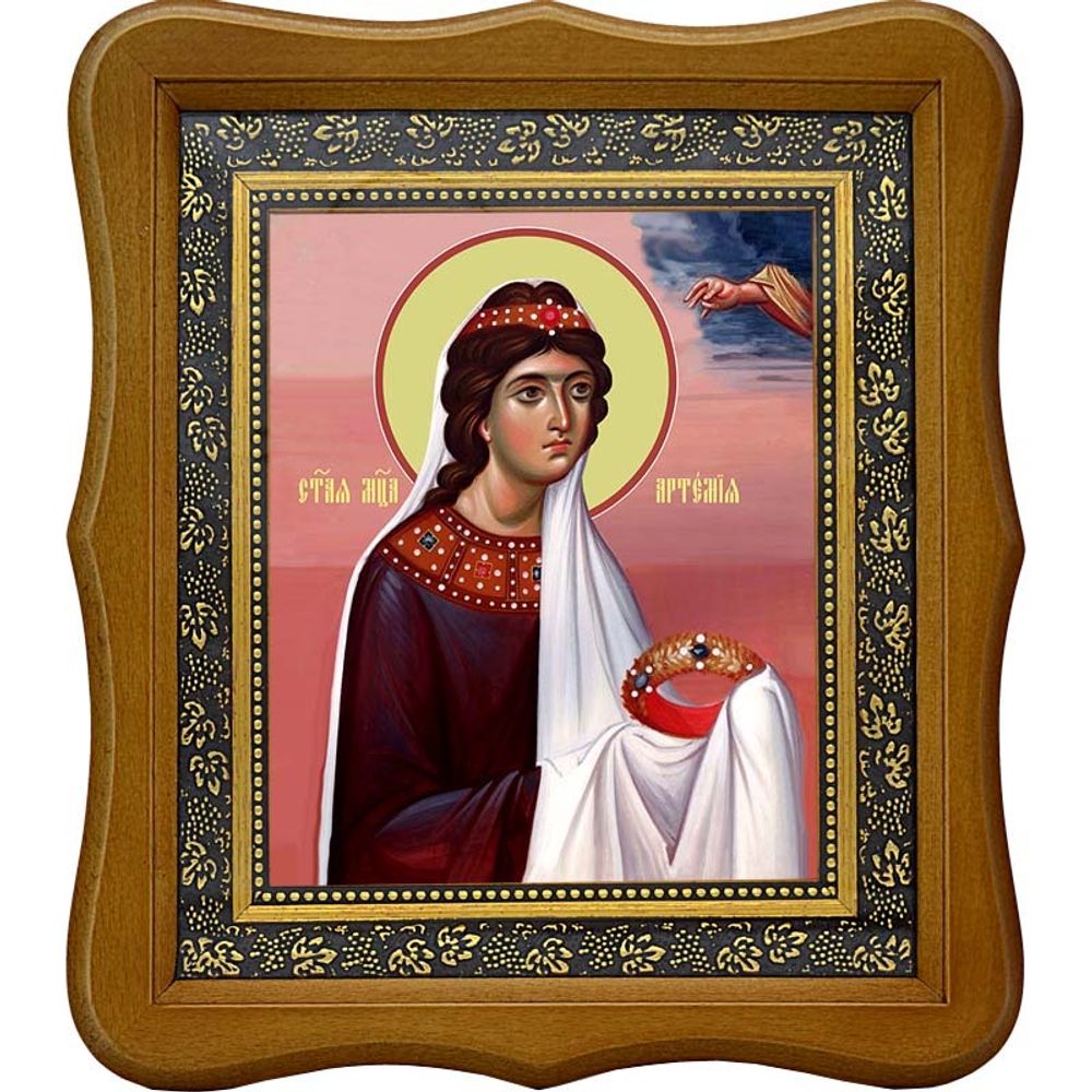 Артемия Римская мученица, царевна. Икона на холсте.