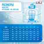 Песочный фильтр WL-ADG800 для бассейна до 200 м³, до 260 кг песка, до 25000 л/ч