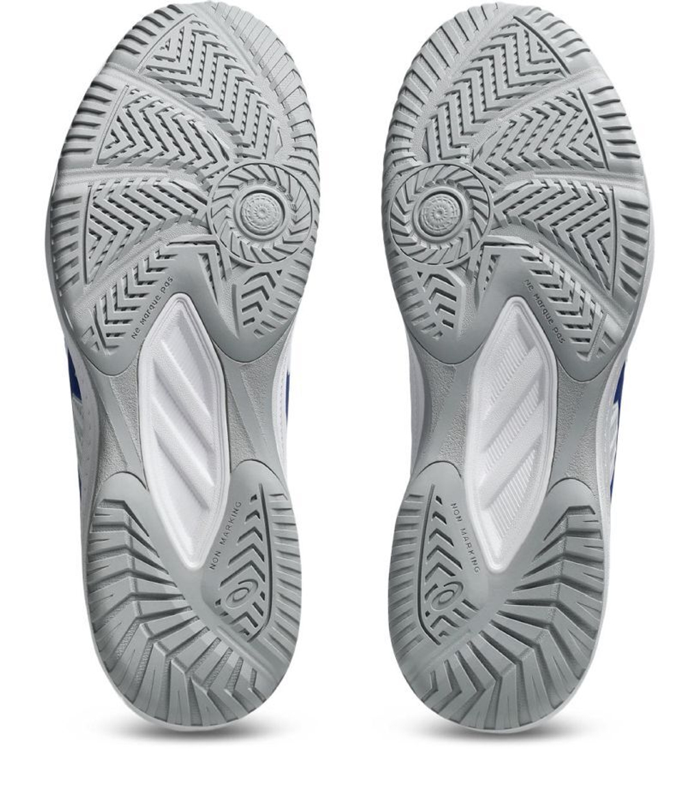 Мужские кроссовки теннисные Asics Court Slide 4 - белый/темный кобальт