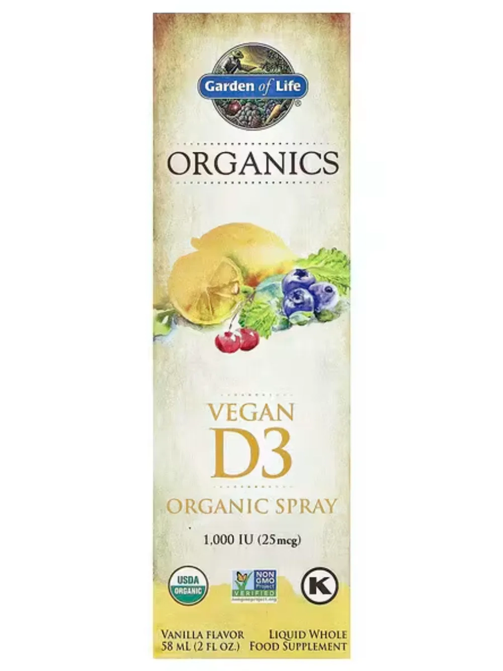 Спрей Витамин D3 1000IU 58 мл