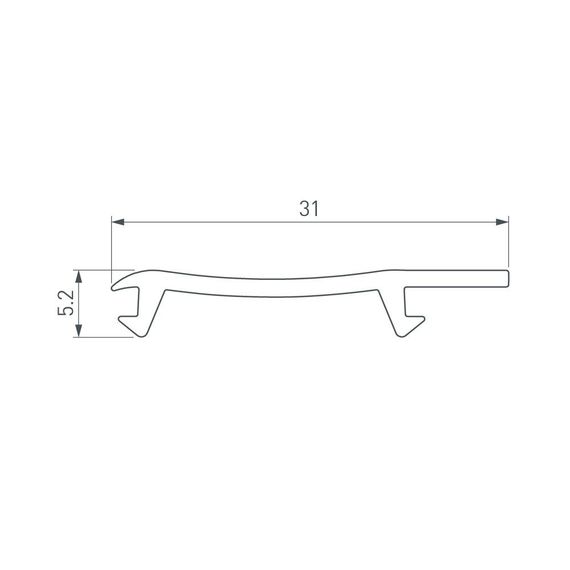 Рассеиватель Arlight Stretch-S-30-Wall-Side-100M 045388