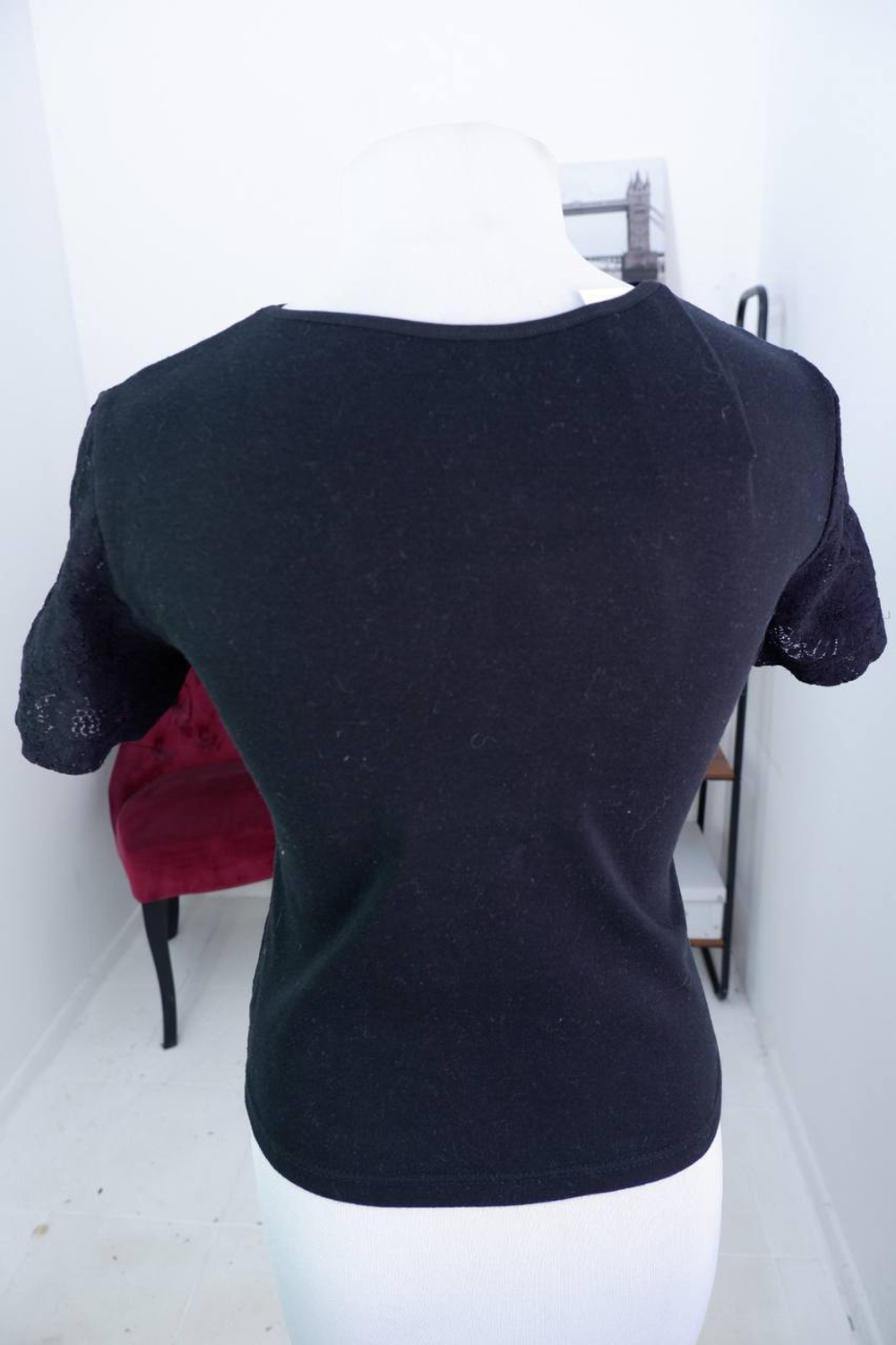 Футболка кружевная, визуально 42/44 размер