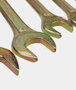 Набор рожковых ключей REXANT 6-17 мм, 6 шт желтый цинк 12-5843-2