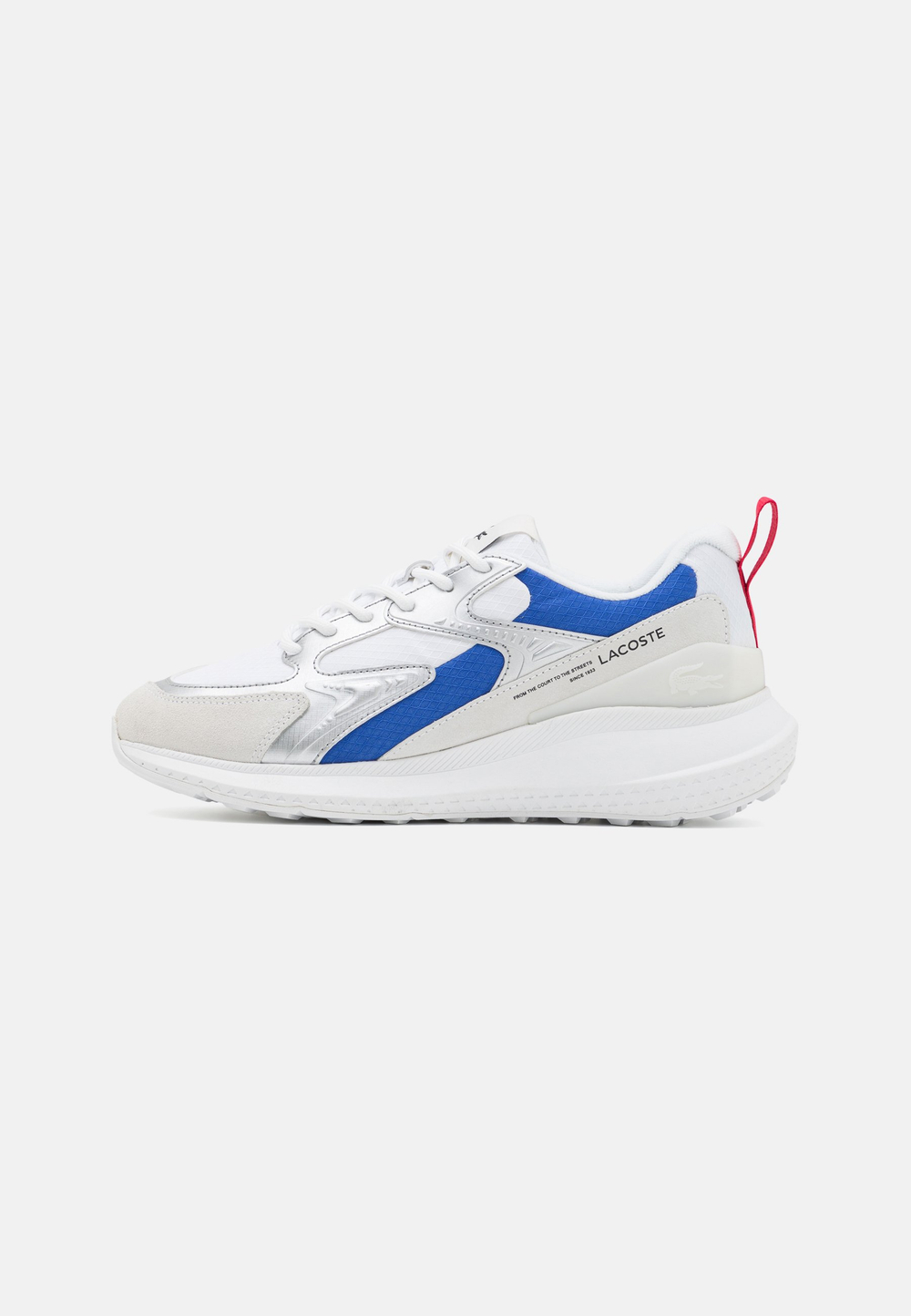 Lacoste L003 EVO 124 - кроссовки на шнуровке - Белый / Красный / Синий