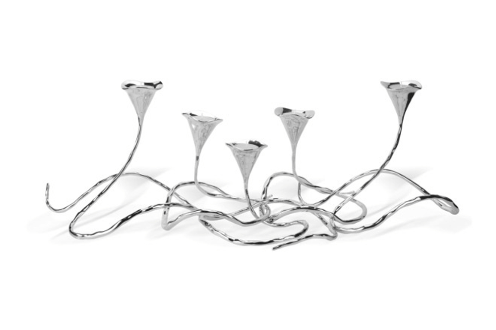 Mukul Goyal Подсвечники ИДЕН (5 предметов), хром MG302