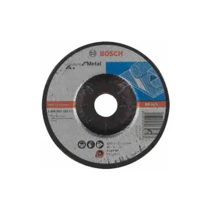 Круг шлифовальный Standard for Metal 125х6х22,2 мм BOSCH 2608603182