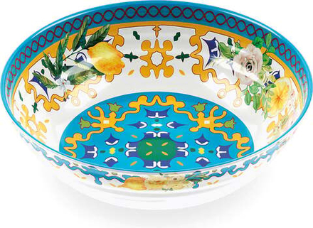 Салатник Guzzini Flowers Lemon, меламин, 30 см, синий